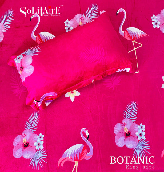 Botanic Warm King-Size Bedsheet Affordable Luxury