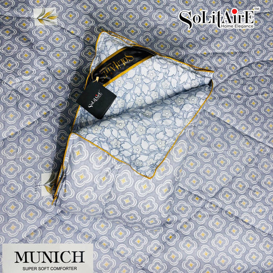 MUNICH Reversible Ultra Super Soft Comforter Size Double Bed