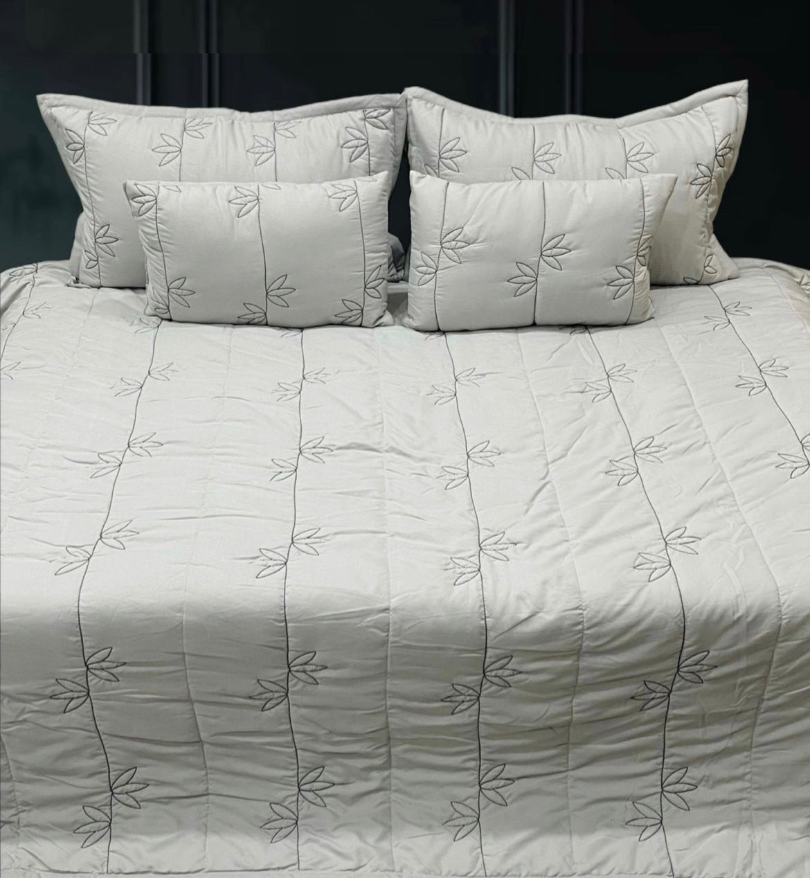 Mercury (Embroidery Quilted Bedcover)