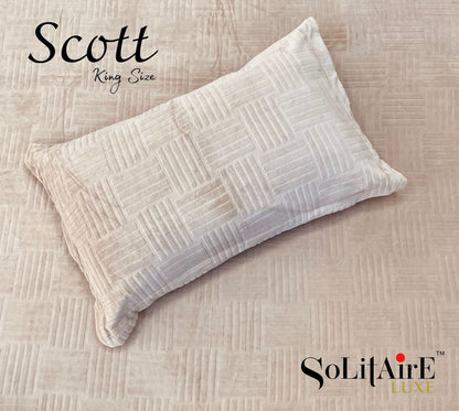 Scott King-Size Bedsheet Set Italian Cashmere Feel – Super-Soft, Warm & Skin-Friendly