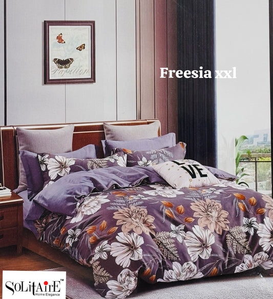 FREESIA XXL Cotton Bedsheet (Extra-Large Bedsheet)