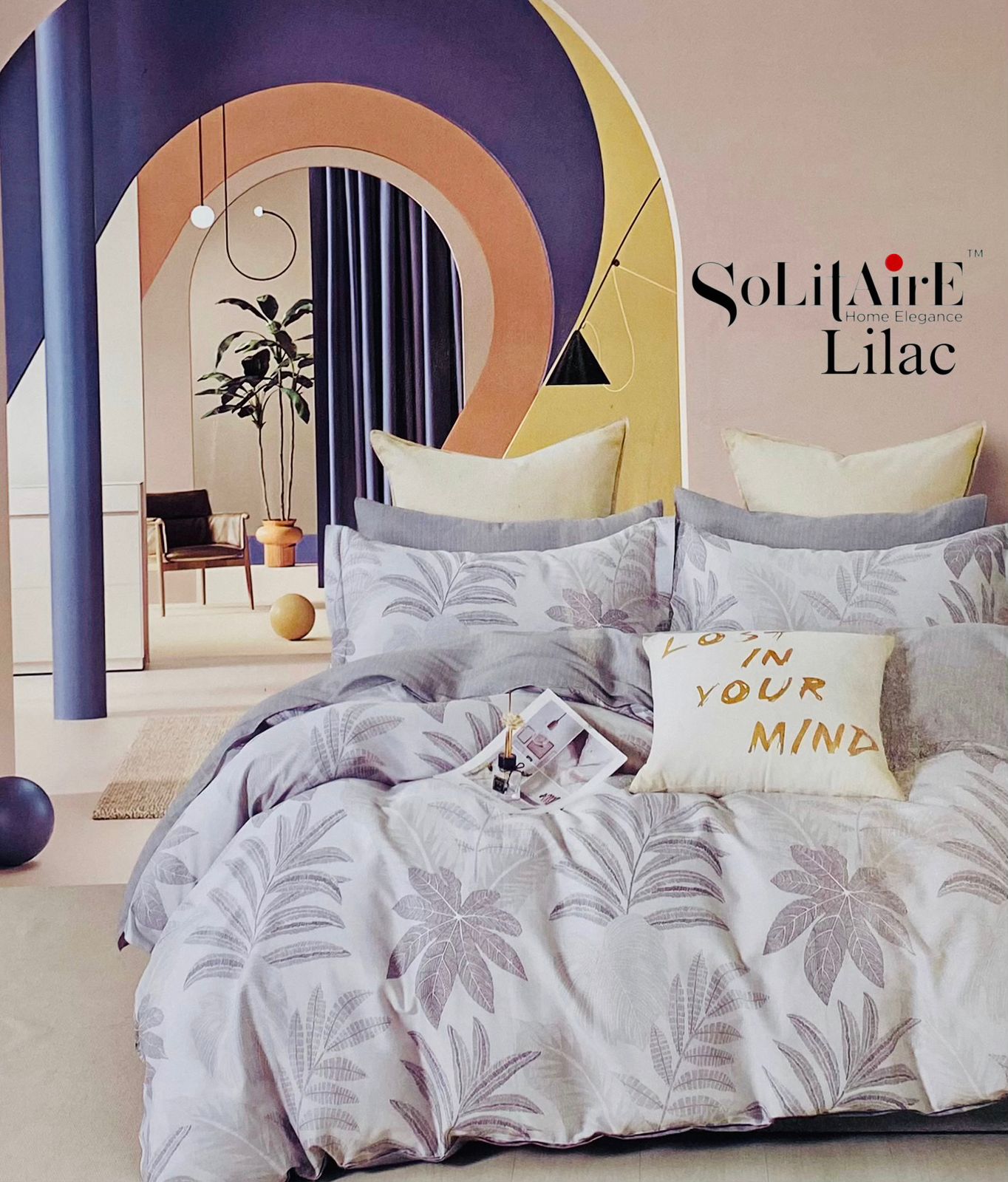 LILAC KING Cotton Bedsheet