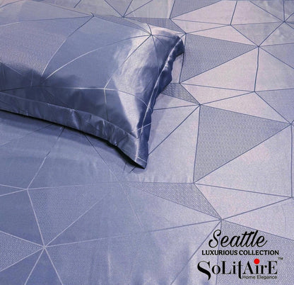 Seattle Jaquard King Size Jointless Bedsheet Set