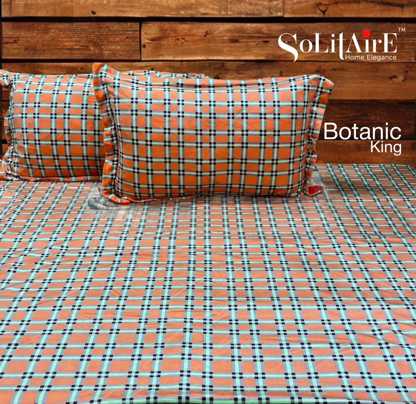 Botanic Warm King Size Bedsheet – Premium Italian Cashmere Fabric