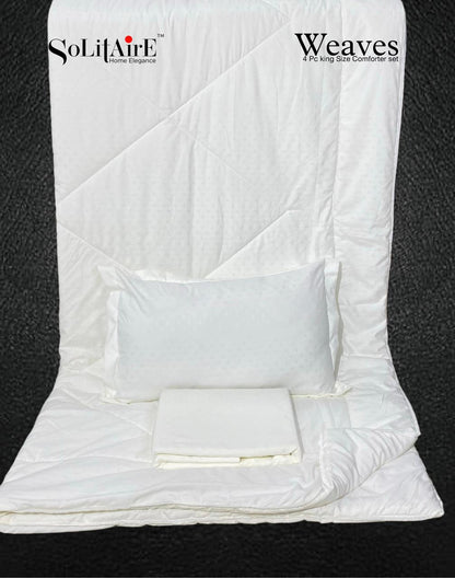 Weaves Jointless King Sized Complete Comforter Set