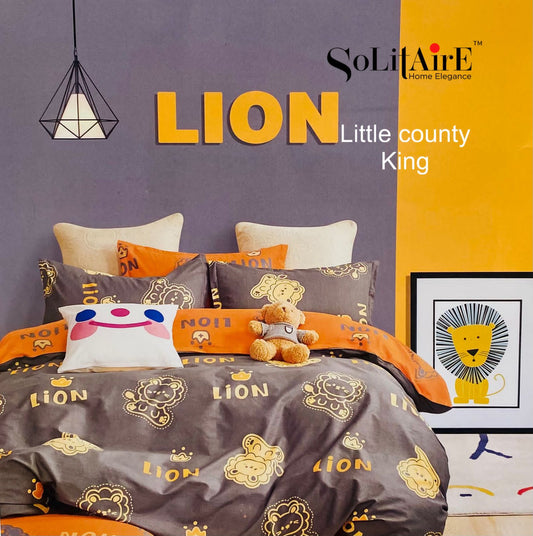 Little county King Size Cotton Bedsheet Set