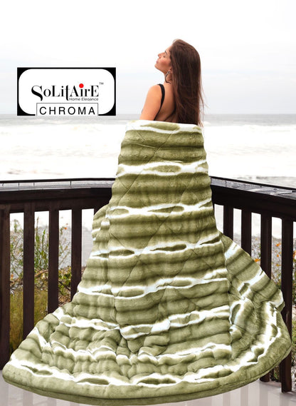 Chroma Rabbit Fur Ultra Warm Double Winter Quilt