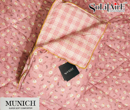MUNICH Reversible Ultra Super Soft Comforter Size Double Bed
