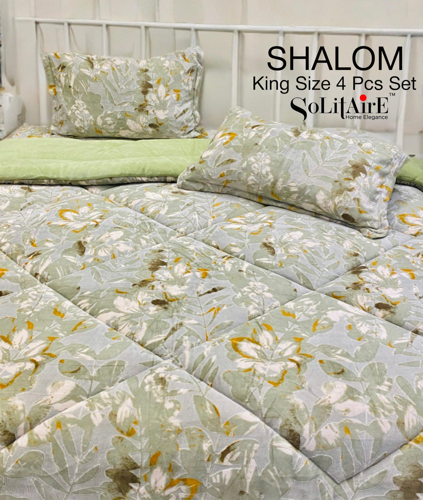 Shalom Ultra Warm Cashmere Winter Quilt King Size Bed In A Bag