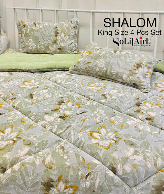 Shalom Ultra Warm Cashmere Winter Quilt King Size Bed In A Bag