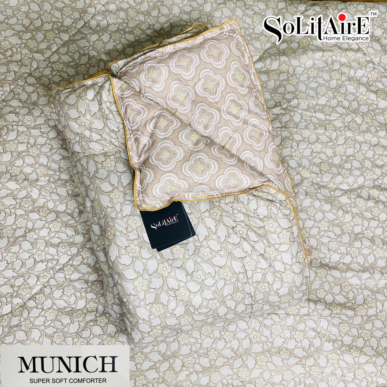 MUNICH Reversible Ultra Super Soft Comforter Size Double Bed