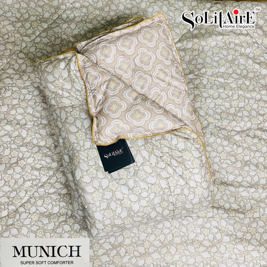 MUNICH Reversible Ultra Super Soft Comforter Size Double Bed