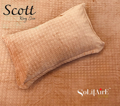 Scott King-Size Bedsheet Set Italian Cashmere Feel – Super-Soft, Warm & Skin-Friendly