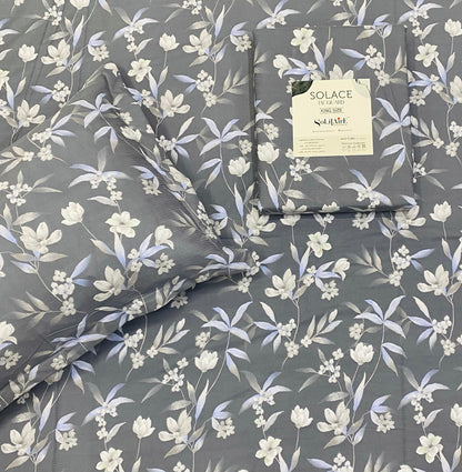SOLACE PRINT JAQUARD King Size Jointless Bedsheet