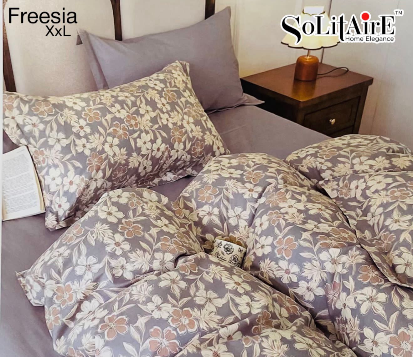 FREESIA XXL Cotton Bedsheet (Extra-Large Bedsheet)