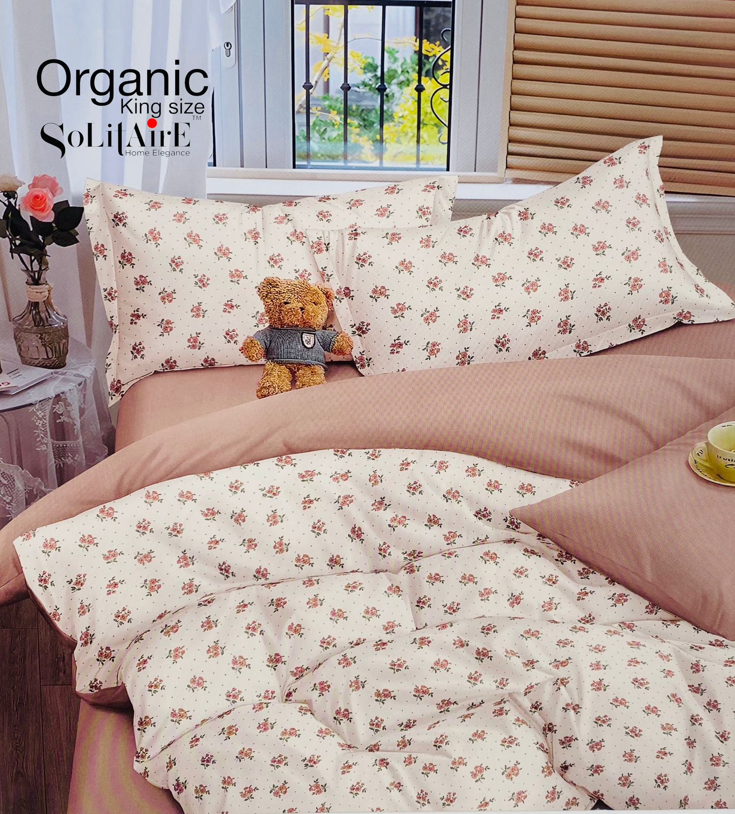 Organic King Bedsheet Set 100% Organic Cotton
