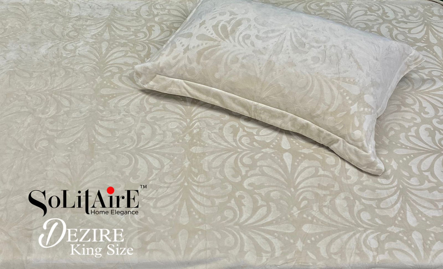 Dezire Warm King Sized Jointless Bedsheet – Premium Italian Cashmere Fabric