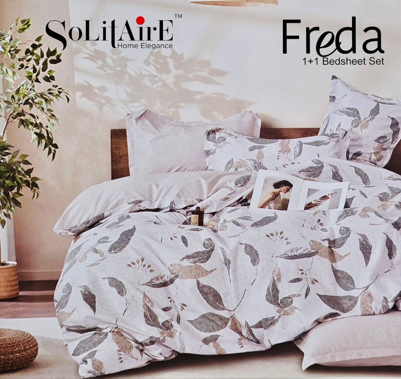 Freda Single Bed Bedsheet Set Soft Fabric Premium Quality Bedding Collection