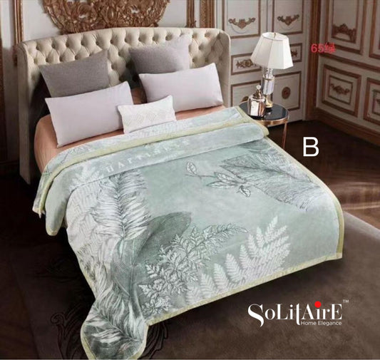 Omega Double Ply Korean Mink Blanket – Ultra Soft, Ultra Warm