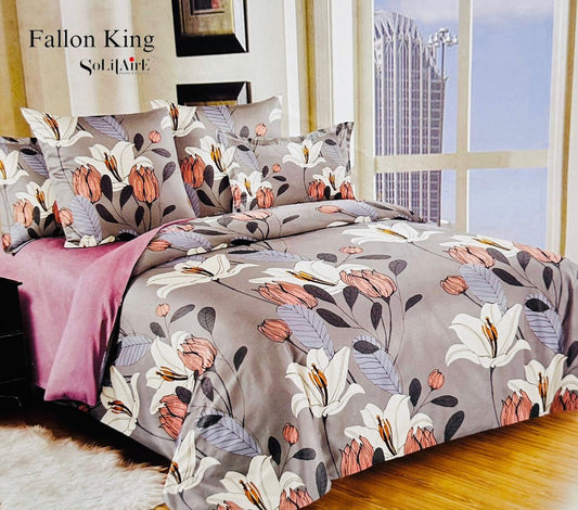 FALLON King Size Bedsheet Set Luxury Soft Touch