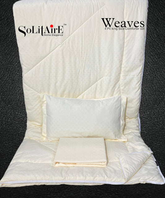 Weaves Jointless King Sized Complete Comforter Set