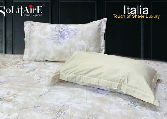 Italia 100% Organic Cotton King Size Premium Bedsheet