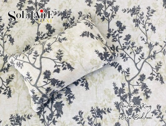 Cashmere King Super Soft Warm Winter Bedsheet