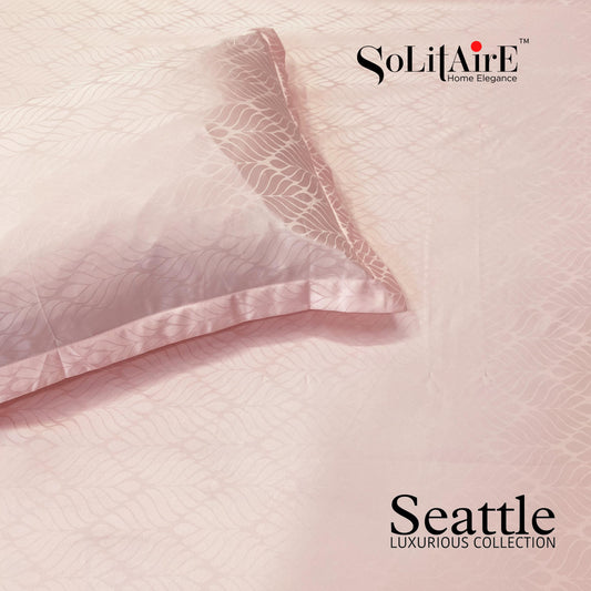Seattle Jaquard King Size Jointless Bedsheet Set