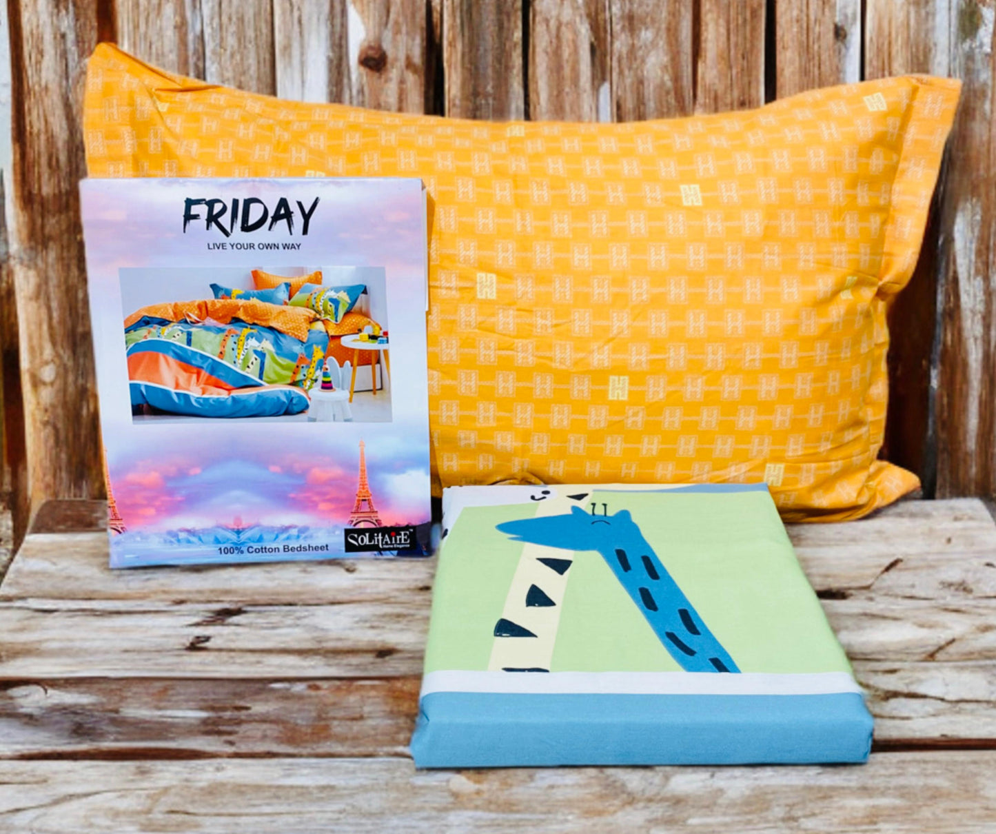 FRIDAY COTTON Bedsheet (Single Bed)