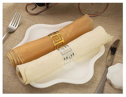 LUXURY DINING NAPKIN RING (Silver)