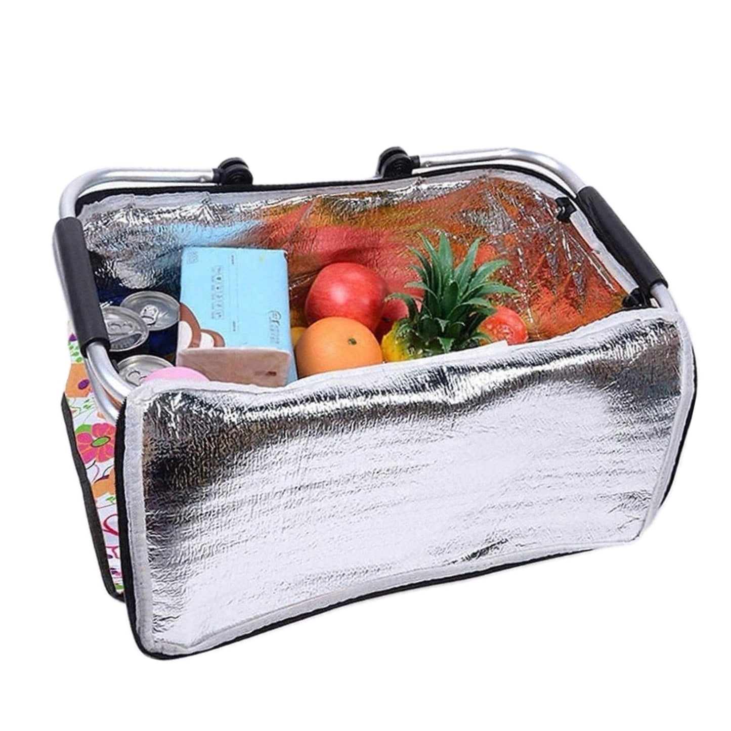Insulated Travel Basket - Picnic Basket (Red)
