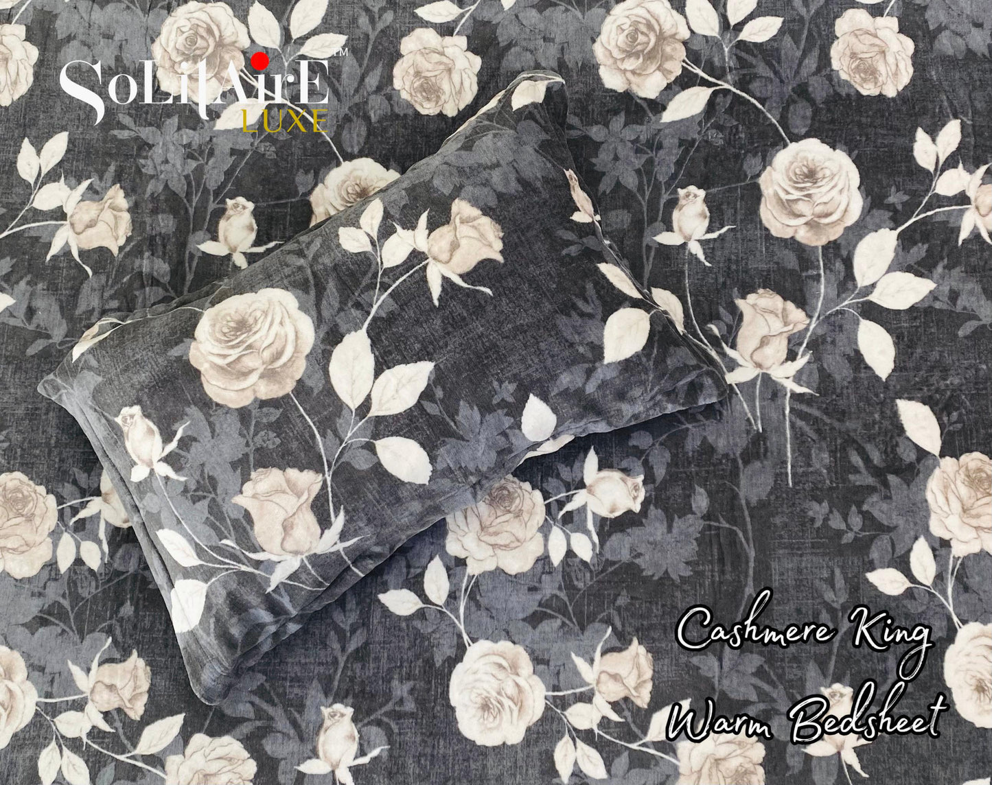 Cashmere King Super Soft Warm Winter Bedsheet