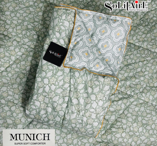 MUNICH Reversible Ultra Super Soft Comforter Size Double Bed