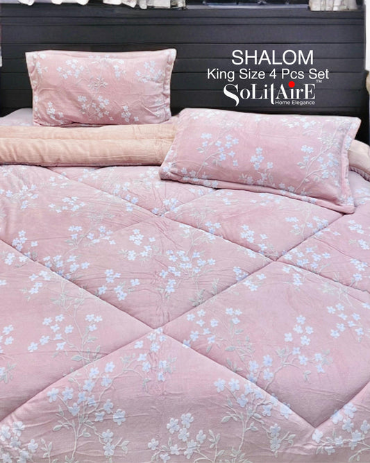 Shalom Ultra Warm Cashmere Winter Quilt King Size Bed In A Bag