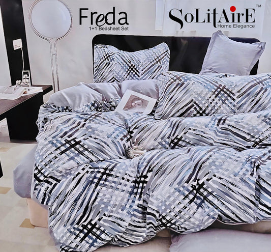 Freda Single Bed Bedsheet Set Soft Fabric Premium Quality Bedding Collection