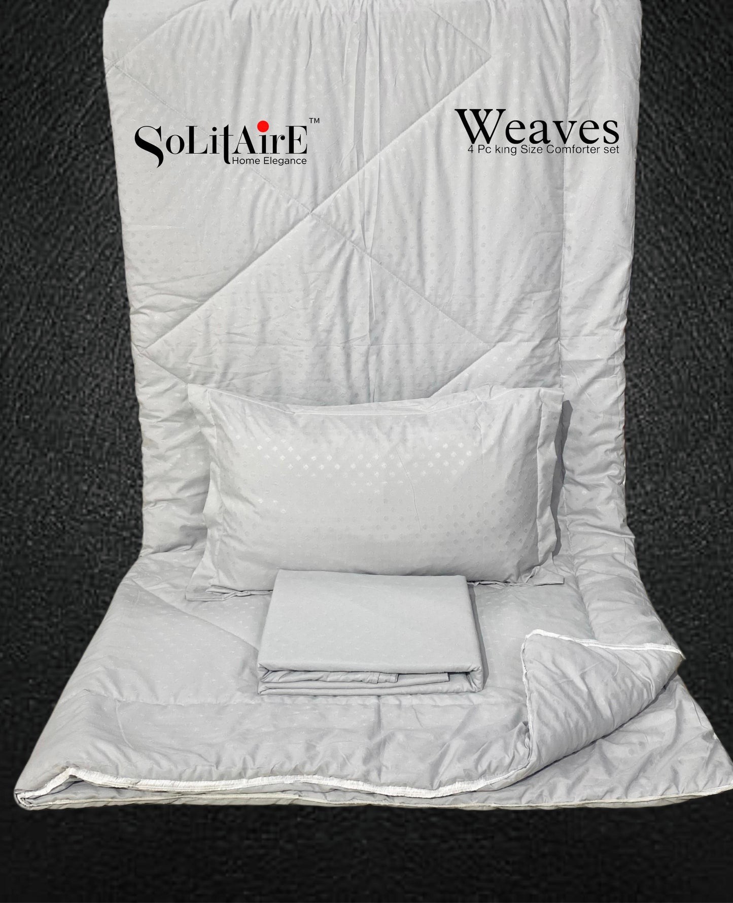 Weaves Jointless King Sized Complete Comforter Set