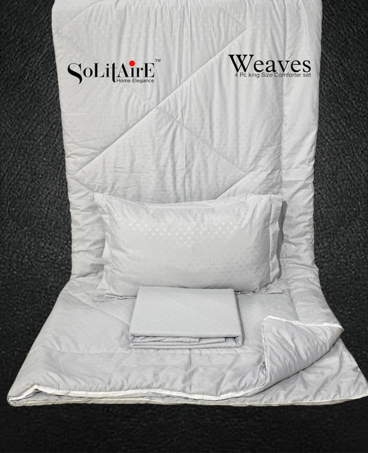 Weaves Jointless King Sized Complete Comforter Set