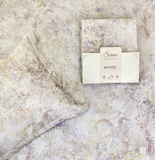 Serene King Size 100% Egyptian Cotton Jointless Bedsheet