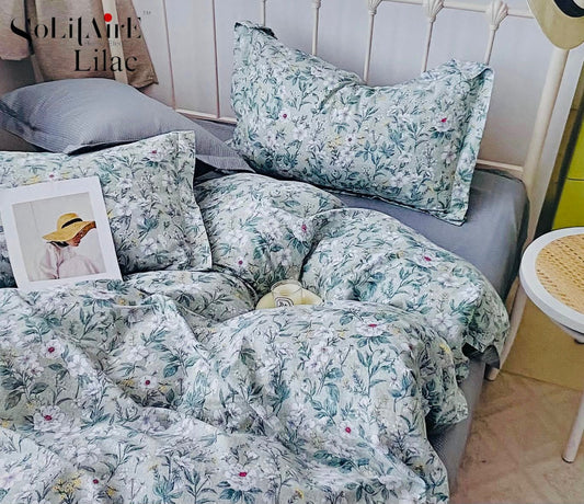 LILAC KING Cotton Bedsheet