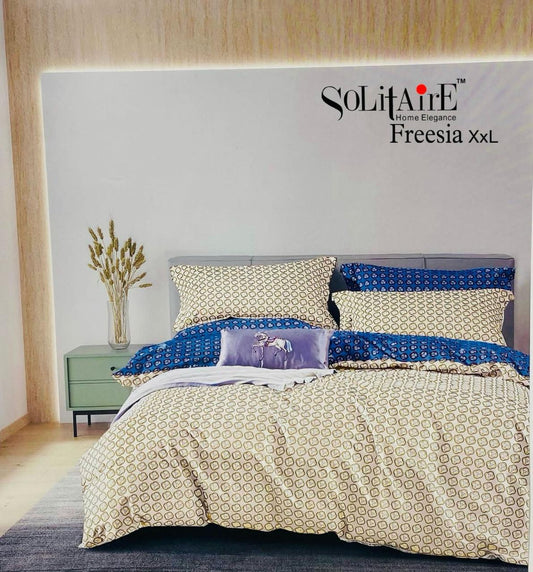 FREESIA XXL Cotton Bedsheet (Extra-Large Bedsheet)
