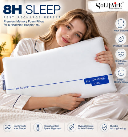 8H SLEEP PILLOW ( Premium Japanese Technology Dual Foam )