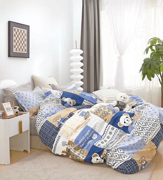 LITTLE COUNTY KING Cotton Bedsheet