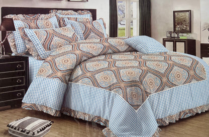 FORBED KING Bedsheet (with Frill Pillows)