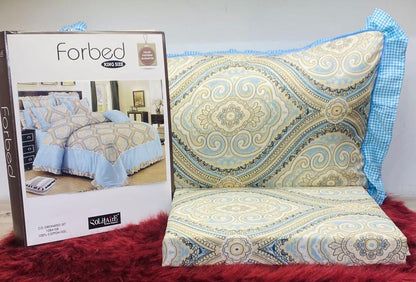 FORBED KING Bedsheet (with Frill Pillows)