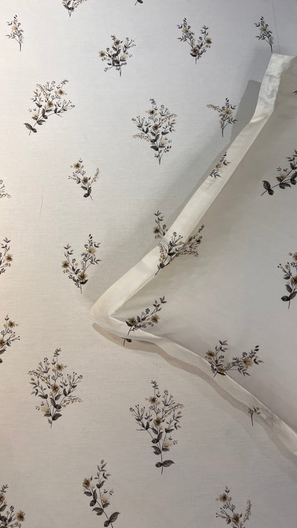 FLEUR KING COTTON BEDSHEET