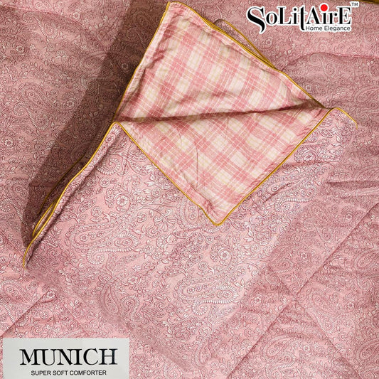 MUNICH Reversible Ultra Super Soft Comforter Size Double Bed