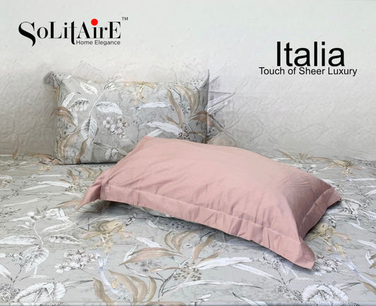Italia 100% Organic Cotton King Size Premium Bedsheet