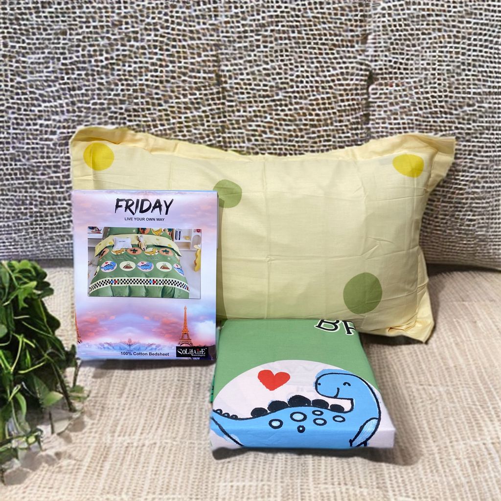 FRIDAY COTTON Bedsheet (Single Bed)