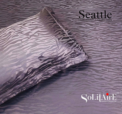 Seattle Jaquard King Size Jointless Bedsheet Set