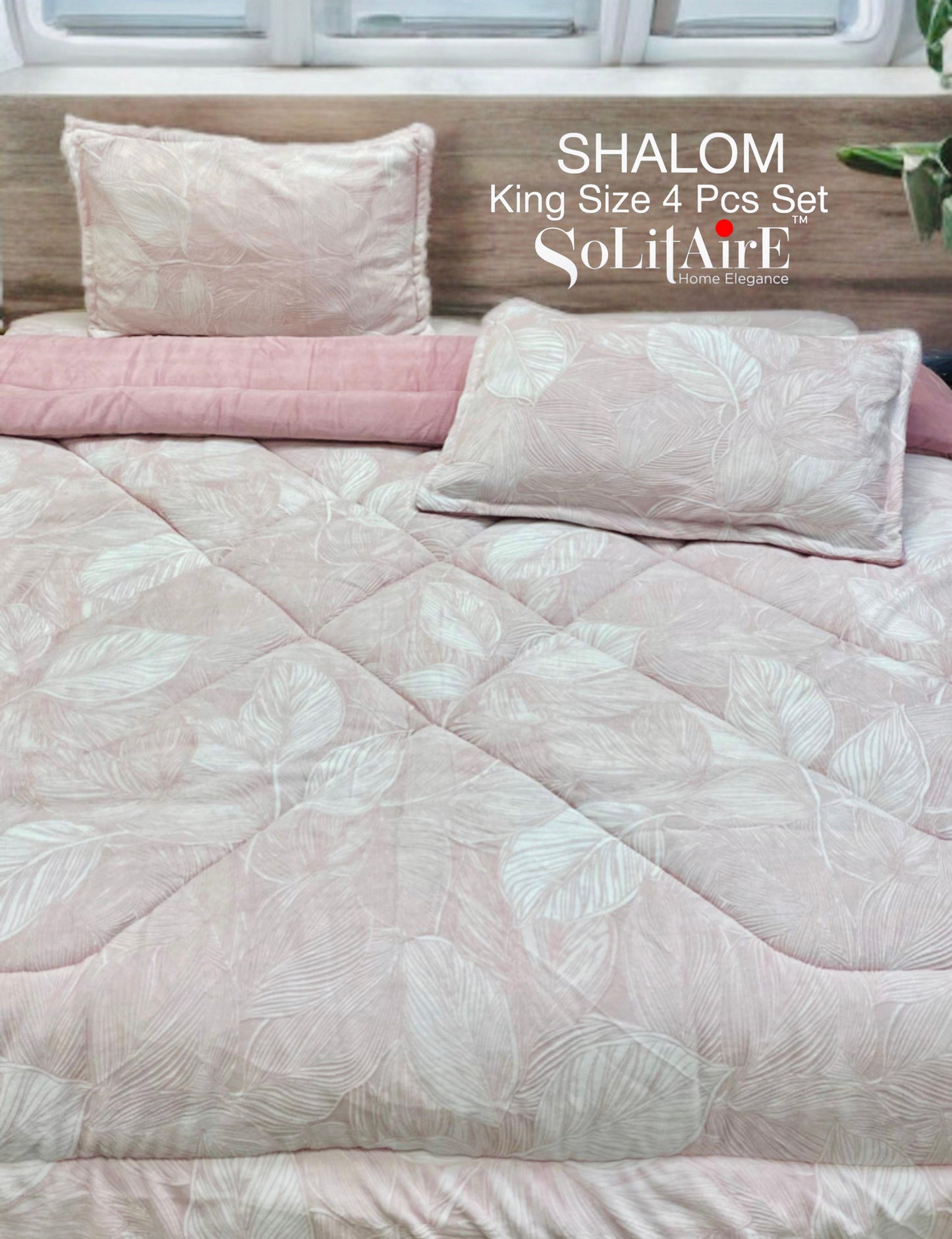 Shalom Ultra Warm Cashmere Winter Quilt King Size Bed In A Bag